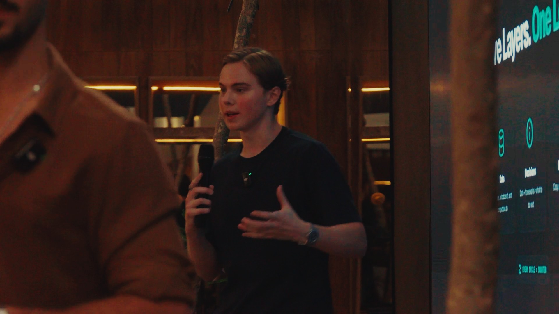 Archie on stage at one of the Imperium masterclasses